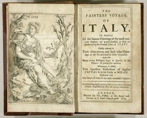意大利The Painters Voyage的标题页...... Giacomo Barri，1679年 作者 威廉洛奇
